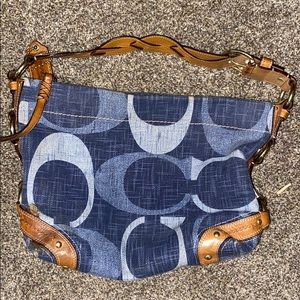 Denim Coach bag